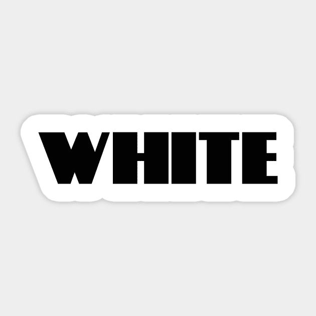 White and black design! Sticker by VellArt